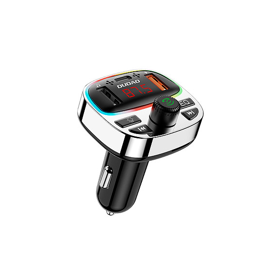 Dudao R2PRO+ adó PD25W Bluetooth 5.3 RGB töltőportokkal - fekete és ezüst