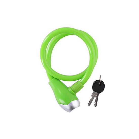 Dunlop - Kulcsos spirál biciklizár zöld (E8711252075648_GREEN)