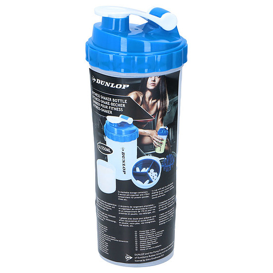 Dunlop - Sport shaker palack kényelmes zárással 550 ml (8711252135847BLUE)
