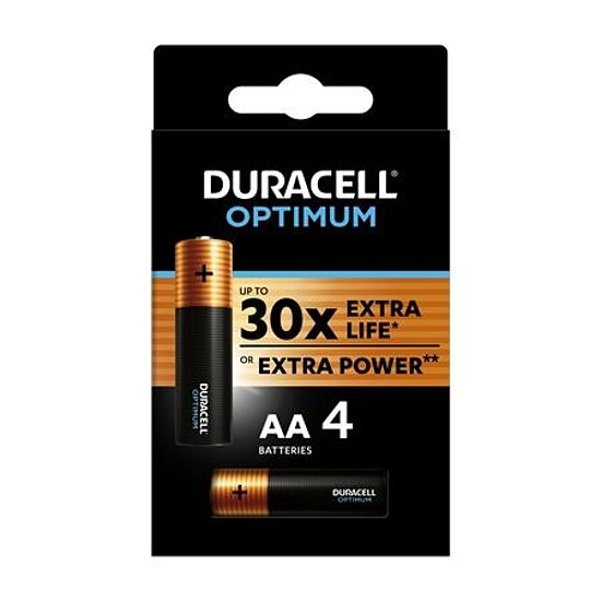 Duracell Optimum ceruza elem AA 1,5V 4 db/bliszter LR6