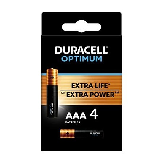 Duracell Optimum mikro elem AAA 1,5V 4 db/bliszter LR3
