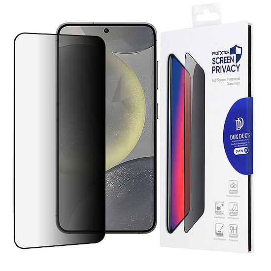 Dux Ducis - Edzett üveg Privacy - Samsung Galaxy S24 - Fekete (KF2318451)