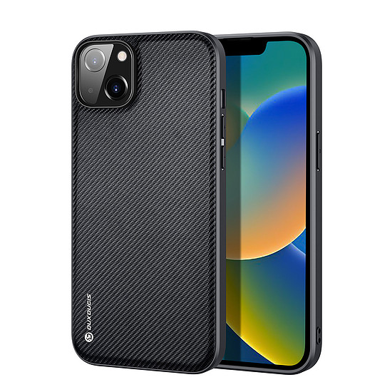Dux Ducis Fino tokvédő nylon borítású iPhone 14 Plus fekete