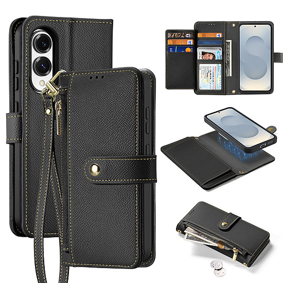 Dux Ducis Lava tok MagSafe-fel Samsung Galaxy S25 Edge-hez - fekete