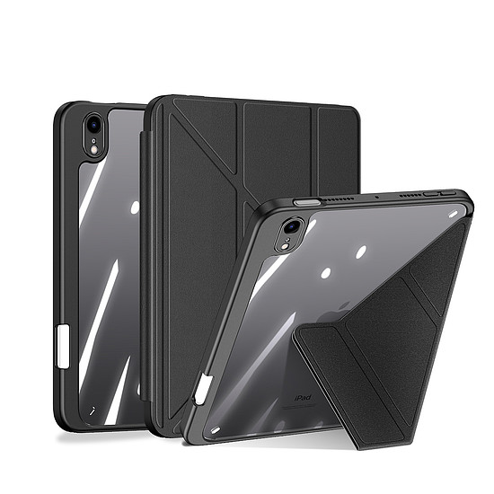 Dux Ducis Magi iPad mini 2021 okostok állvánnyal és Apple Pencil tárolóhellyel, fekete