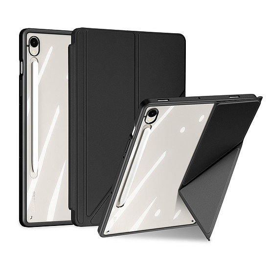 Dux Ducis Magi tok tok tolltartóval Samsung Galaxy Tab S10 FE/S9/S9 FE készülékhez - fekete