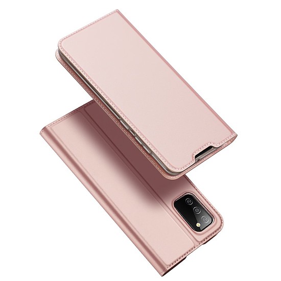 DUX DUCIS Skin Pro Bookcase típusú tok Samsung Galaxy A02s EU rózsaszínhez