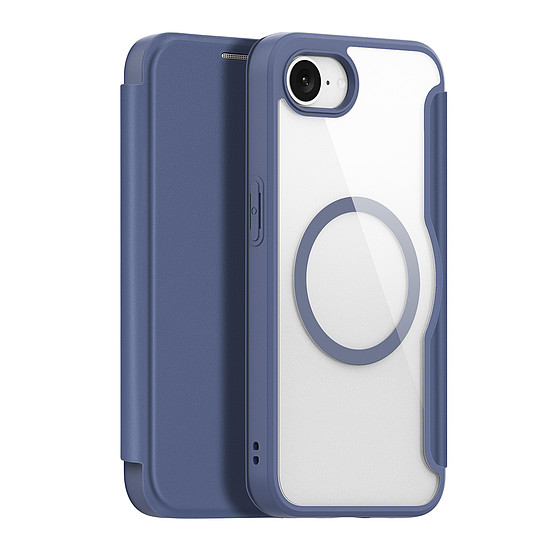 Dux Ducis Skin X Pro MagSafe-fel rögzíthető tok iPhone 16e-hez - kék