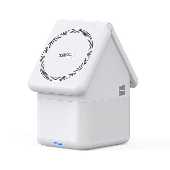 Duzzona - Töltőállomás (W20) - iPhone, Apple Watch és AirPods, 15 W, LED fénnyel - fehér (KF2332262)