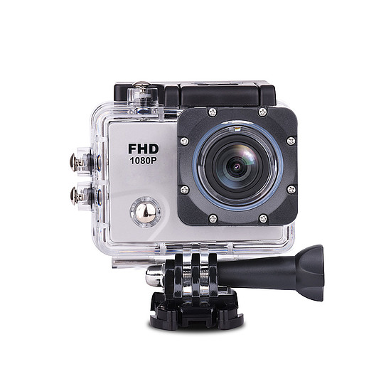 DV2400 Full HD Wi-Fi 12Mpx sportkamera, nagylátószögű, vízálló + tartozékok - fehér