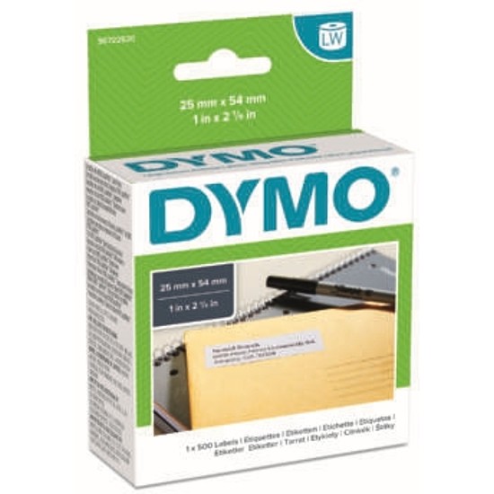 Dymo 11352 Eco 54x25mm etikett gazdaságos címke 500db/tekercs
