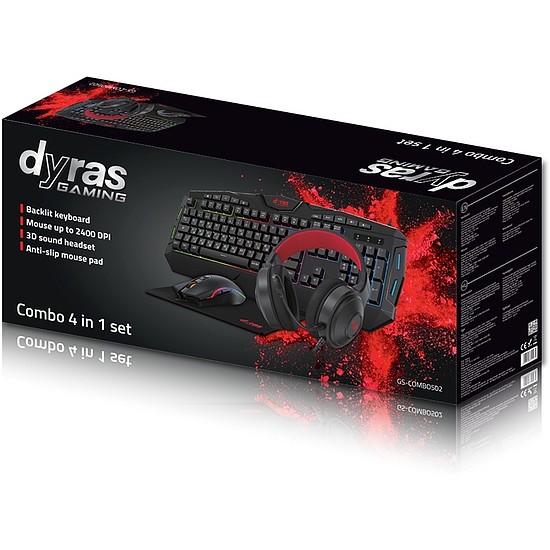 Dyras GS-COMBO502 Gaming kombó szett 4in1 szett