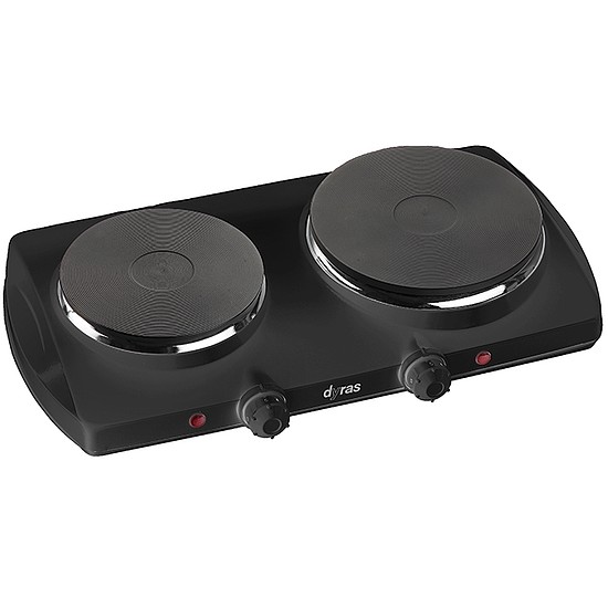 Dyras HP-8122BK Elektromos főzőlap, 2 lapos