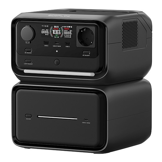 EcoFlow River 3 Max Plus hordozható áramfejlesztő állomás (EFRIVER3MaxPlus-EU-C)