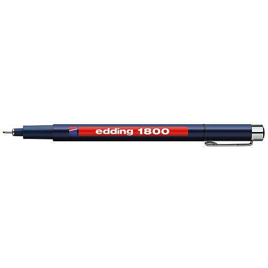 Edding 1800 PROFIPEN 0,1 műszaki rajz irón fekete 0,25 mm