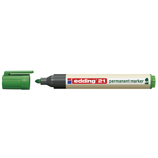 Edding 24/21 ecoline alkoholos marker zöld, kerek hegy 1,5-3mm