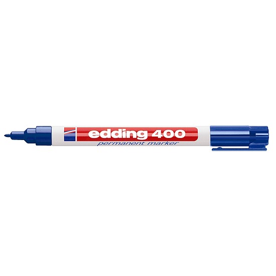 Edding 400 alkoholos rostirón kék, kerek hegy 1mm