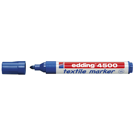 Edding 4500 T-shirt marker kék, vízbázisú, színtartó 2-3mm /03