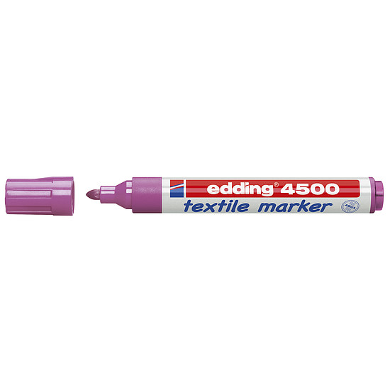 Edding 4500 T-shirt marker lila, vízbázisú, színtartó 2-3mm