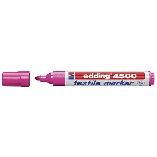 Edding 4500 T-shirt marker rózsa, vízbázisú, színtartó 2-3mm /09