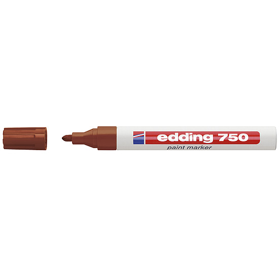 Edding 750 lakkmarker barna kerek hegy 2-4mm /07