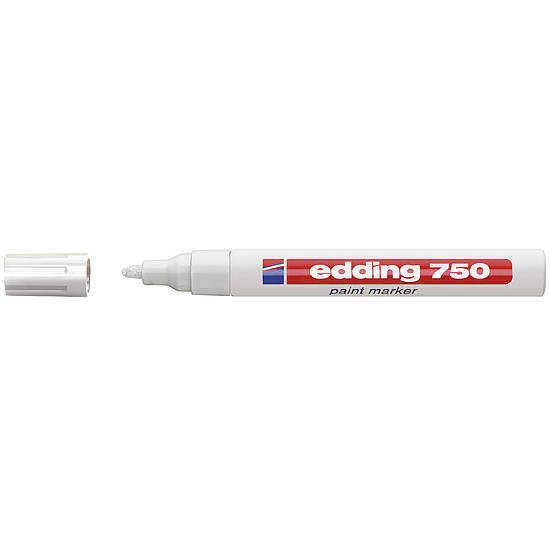 Edding 750 lakkmarker fehér kerek hegy 2-4mm /49