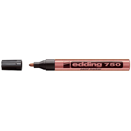 Edding 750 lakkmarker vörösréz kerek hegy 2-4mm /10