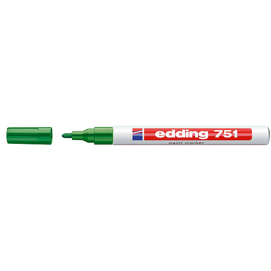 Edding 751 lakkmarker zöld kerek hegy 1-2mm /04