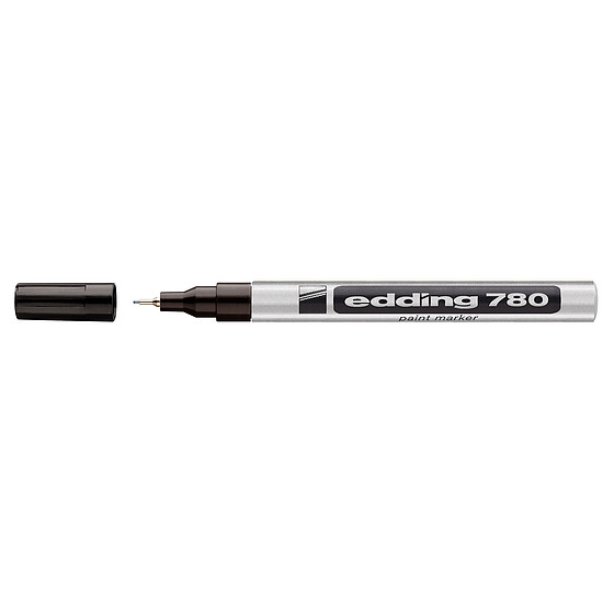 Edding 780 lakkmarker ezüst kerek hegy 0,8mm