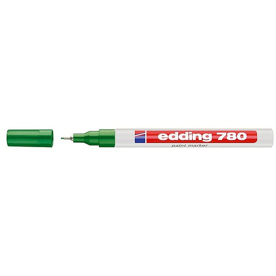 Edding 780 lakkmarker zöld kerek hegy 0,8mm