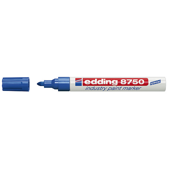 Edding 8750 ipari lakkmarker kék kerek hegy 2-4mm