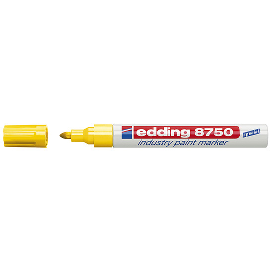 Edding 8750 ipari lakkmarker sárga kerek hegy 2-4mm