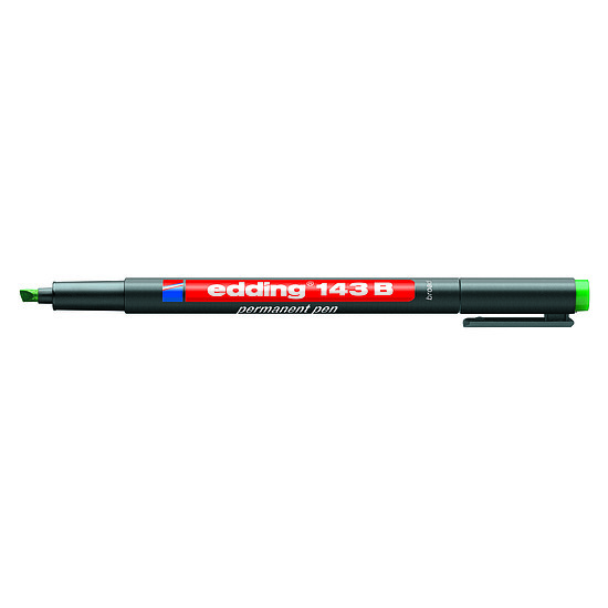 Edding OHP 143/B alkoholos marker zöld, vágott hegy 1-3mm