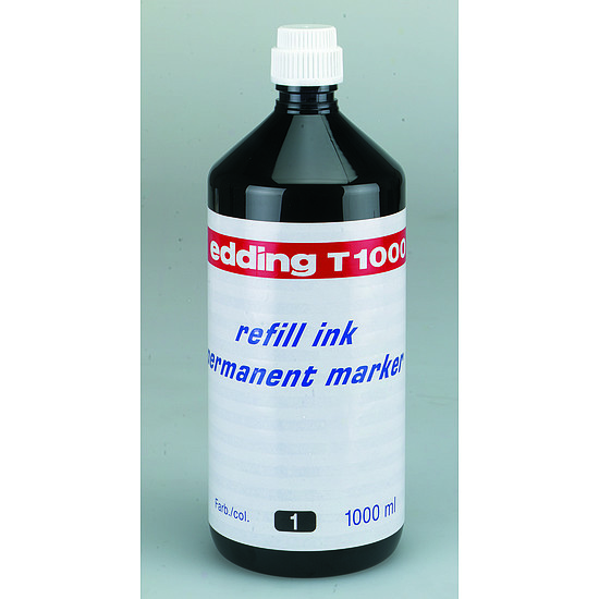 Edding T flakonos permanent tinta fekete, 1000ml