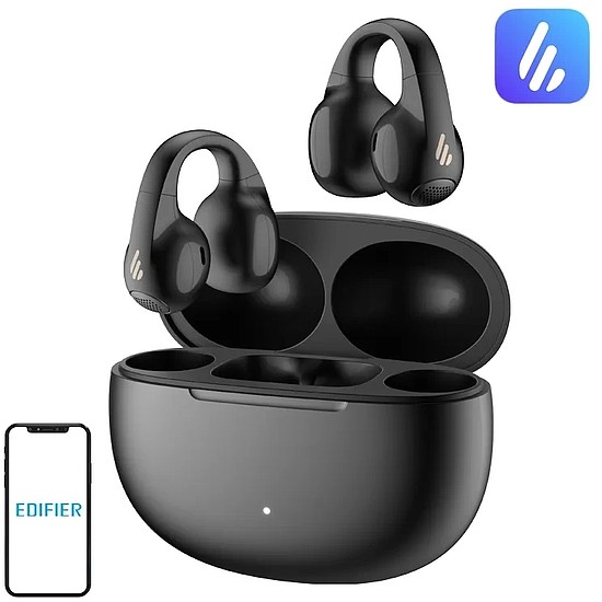 Edifier Comfo C open-ear vezeték nélküli fülhallgató fekete (Comfo C black)