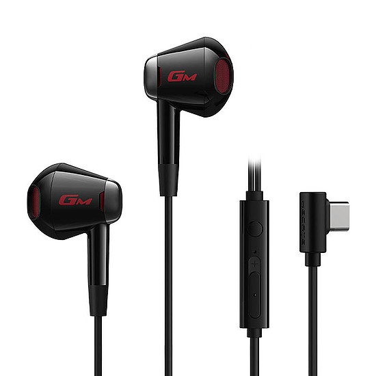 Edifier HECATE GM180 Plus Vezetékes fülhallgató, fekete (GM180 Plus Black)