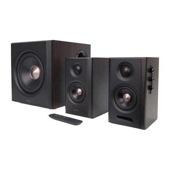Edifier S355DB 2.1 hangszórók, barna