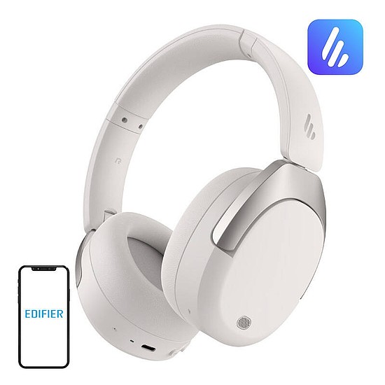Edifier W830NB vezeték nélküli fejhallgató fehér (W830NB white)