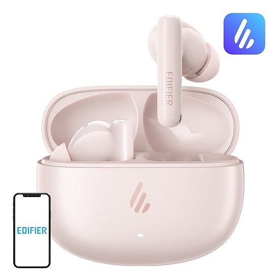 Edifier X5 Pro V25 TWS fejhallgató rózsaszín - új 2025 (X5 Pro V25 pink)