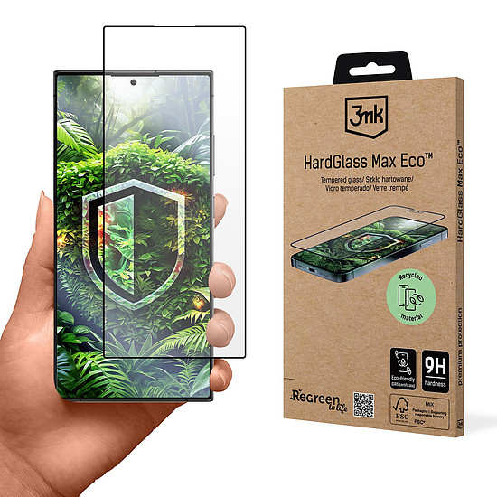 Edzett üveg 3mk HardGlass Max Eco Samsung Galaxy S24 Ultra készülékhez