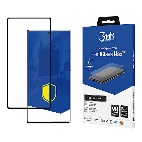 Edzett üveg 3mk HardGlass Max ujjlenyomat-védő Samsung Galaxy Note 20 Ultra 5G-hez