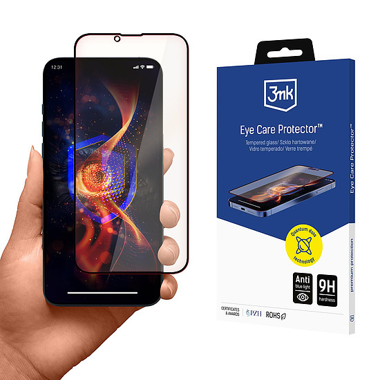 Edzett üveg 3mk szemvédő Apple iPhone 13/13 Pro/14 készülékhez