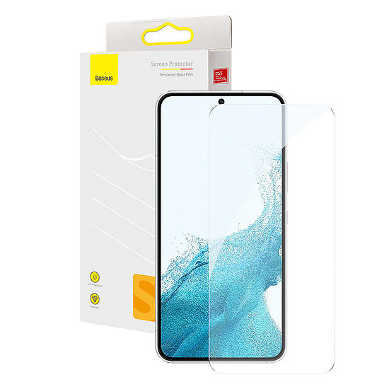 Edzett üveg Baseus kijelzővédő fólia Samsung S23-hoz (P6001205D201-02)