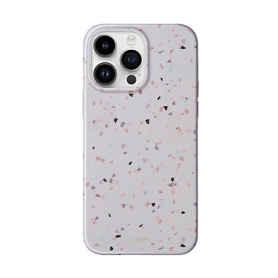 Egyedi Coehl Terrazzo iPhone 14 Pro Max 6.7"-os tok homok/homokkő