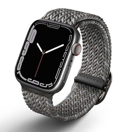 Egyedi szíj Aspen Apple Watch 44/42 / 45mm Series 4/5/6/7/8 / SE / SE2 fonott DE szürke / kavicsszürke