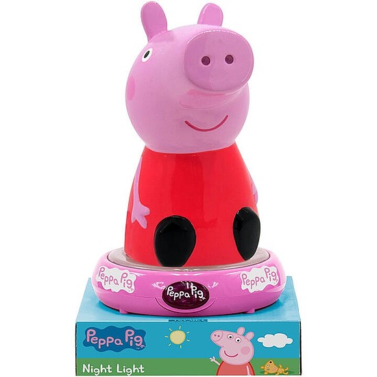 Éjjeli lámpa Peppa Pig figurával, KiDS Licensing (PP17028)
