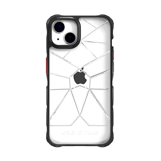 Element Case Special Ops X5 - tok iPhone 14-hez Mil-Spec Drop Protection átlátszó/fekete (EMT-322-262FQ-02)