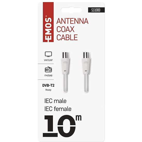 EMOS Antenna koax kábel 10m