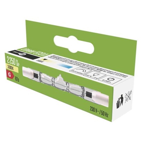 EMOS ECO lineáris halogén izzó - J78 - 230V - 120W - 2250lm - meleg fehér