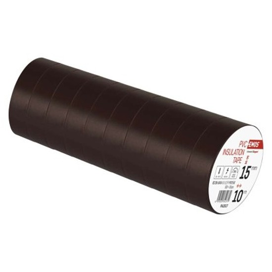 EMOS Szigetelőszalag 15mm/10méter barna 10db / csomag
